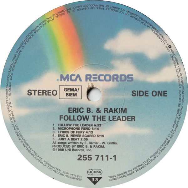Eric B. & Rakim - Follow The Leader | MCA Records (255 711-1) - 3 Eric B. & Rakim - Follow The Leader | MCA Records (255 711-1) - 3
