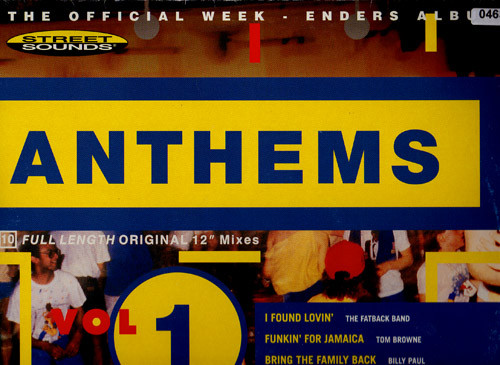 Various - Anthems Volume 1 | Street Sounds (SOUNDSLP3) - main Various - Anthems Volume 1 | Street Sounds (SOUNDSLP3) - main