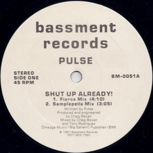 Pulse - Shut Up Already! | Bassment Records (BM-0051) - main