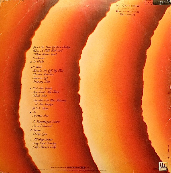 Stevie Wonder - Songs In The Key Of Life | Motown (2 C168-97900/1) - 4 Stevie Wonder - Songs In The Key Of Life | Motown (2 C168-97900/1) - 4