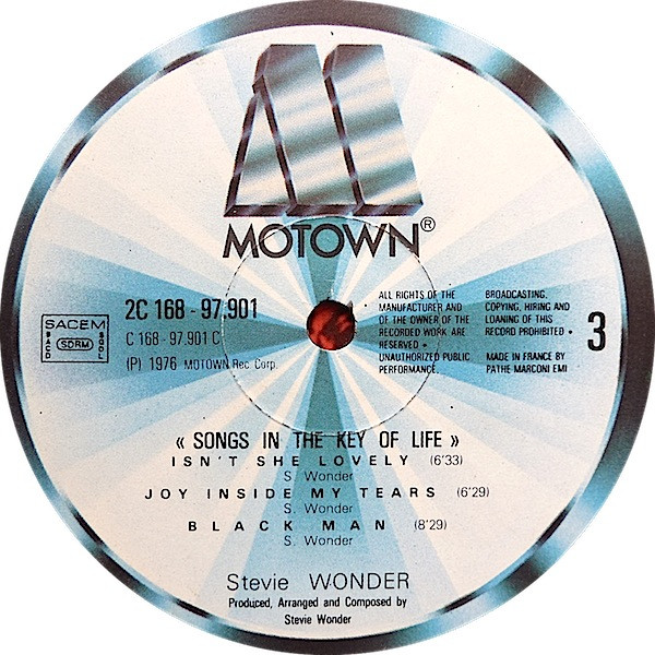 Stevie Wonder - Songs In The Key Of Life | Motown (2 C168-97900/1) - 8 Stevie Wonder - Songs In The Key Of Life | Motown (2 C168-97900/1) - 8