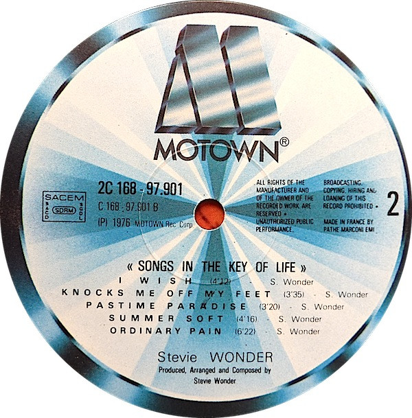 Stevie Wonder - Songs In The Key Of Life | Motown (2 C168-97900/1) - 7 Stevie Wonder - Songs In The Key Of Life | Motown (2 C168-97900/1) - 7