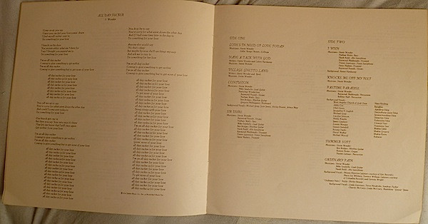 Stevie Wonder - Songs In The Key Of Life | Motown (2 C168-97900/1) - 19 Stevie Wonder - Songs In The Key Of Life | Motown (2 C168-97900/1) - 19
