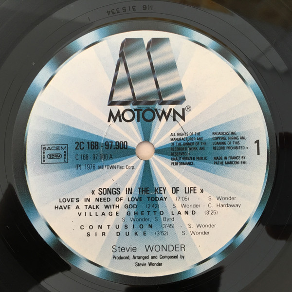 Stevie Wonder - Songs In The Key Of Life | Motown (2 C168-97900/1) - 5 Stevie Wonder - Songs In The Key Of Life | Motown (2 C168-97900/1) - 5