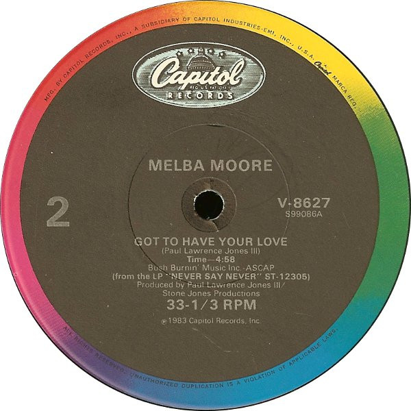 Melba Moore - Read My Lips | Capitol Records (V-8627) - 3 Melba Moore - Read My Lips | Capitol Records (V-8627) - 3