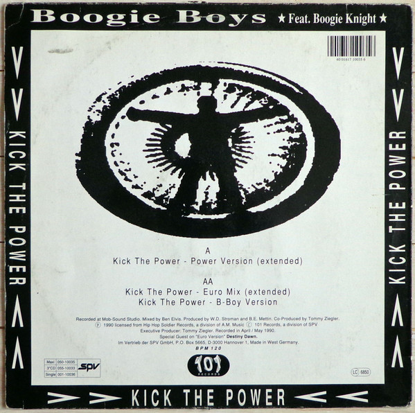 Boogie Boys Featuring Boogie Knight - Kick The Power | 101 Records (050-10035) - 2 Boogie Boys Featuring Boogie Knight - Kick The Power | 101 Records (050-10035) - 2