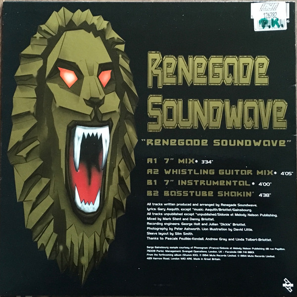 Renegade Soundwave - Renegade Soundwave | Mute (10MUTE146) - 5