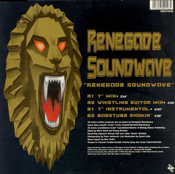 Renegade Soundwave - Renegade Soundwave | Mute (10MUTE146) - 2