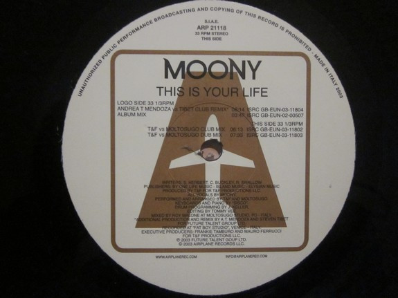Moony - This Is Your Life | Airplane! Records (ARP 21118) - 4 Moony - This Is Your Life | Airplane! Records (ARP 21118) - 4