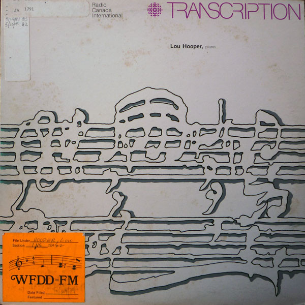 Lou Hooper - Lou Hooper, Piano | Radio Canada International (RCI 380)