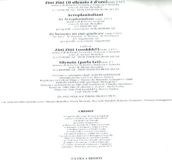 Aeroplanitaliani - Zitti Zitti | Peer Southern Productions (508 010-1) - 5 Aeroplanitaliani - Zitti Zitti | Peer Southern Productions (508 010-1) - 5