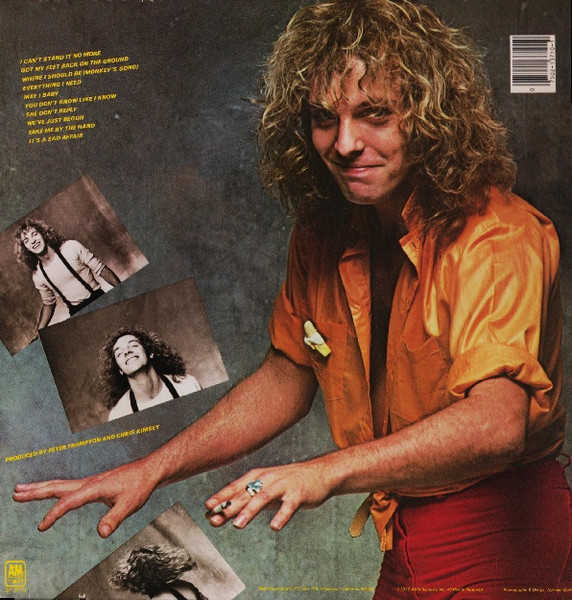 Peter Frampton - Where I Should Be | A&M Records (SP 3710) - 2