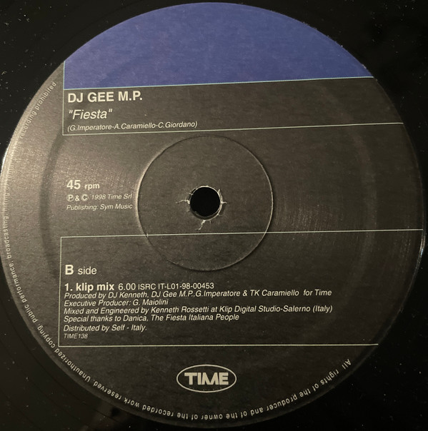 DJ Gee M.P. - Fiesta | TIME (TIME 138) - 2