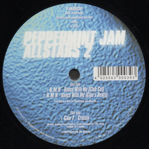 B.M.R / Can 7 - Peppermint Jam Allstars 2 | Peppermint Jam (PJMS0039) - main