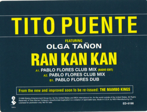 Tito Puente - Ran Kan Kan | Elektra (ED 6198) - 5 Tito Puente - Ran Kan Kan | Elektra (ED 6198) - 5