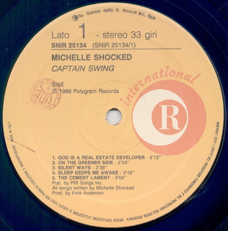 Michelle Shocked - Captain Swing | Ricordi International (SNIR 25134) - 3 Michelle Shocked - Captain Swing | Ricordi International (SNIR 25134) - 3