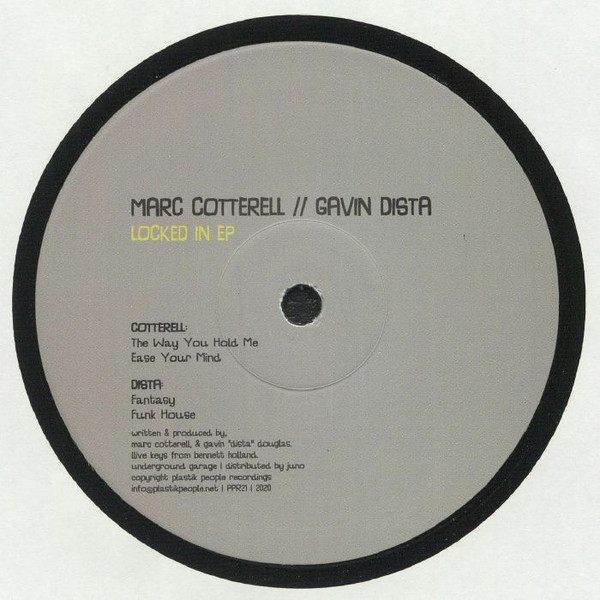 Marc Cotterell & Gavin Dista - Locked In EP | Plastik People Recordings (PPR21) - main Marc Cotterell & Gavin Dista - Locked In EP | Plastik People Recordings (PPR21) - main