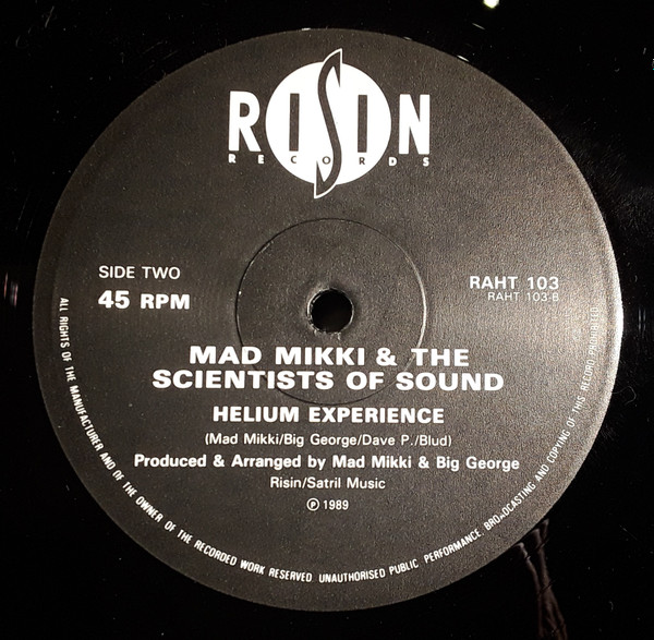 Mad Mikki And The Scientists Of Sounds - Burn That Dial | Risin Records (RAHT 103) - 4