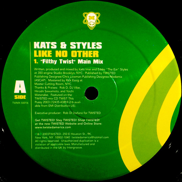 Kats & Styles - Like No Other | Twisted America Records (TWMX-50016) - main