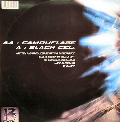 Optiv + Bulletproof - Camouflage | 1210 Recordings (1210 007) - 2