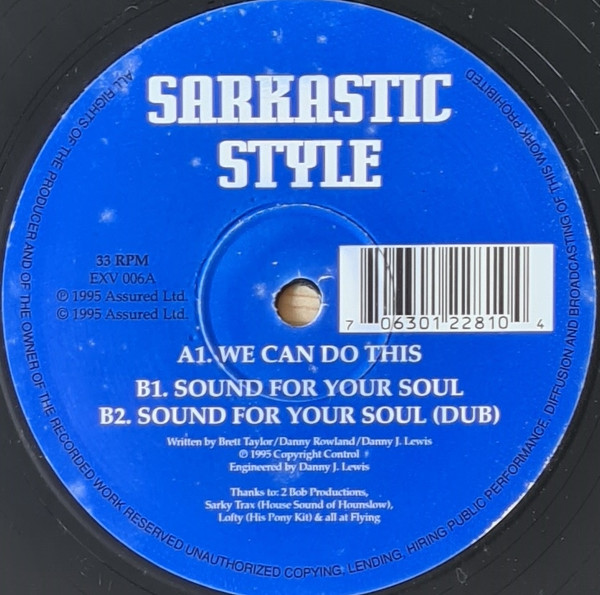 Sarkastic Style - We Can Do This | Xplicit Vinyl (EXV 006)