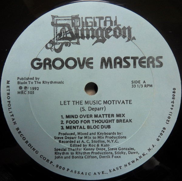 Groove Masters - Let The Music Motivate | Digital Dungeon Records (MRC 505)