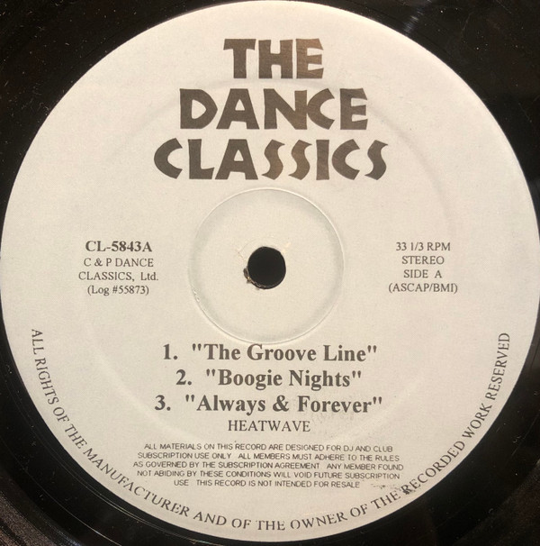 Heatwave / BT Express - Untitled | Dance Classics (CL-5843) - main Heatwave / BT Express - Untitled | Dance Classics (CL-5843) - main