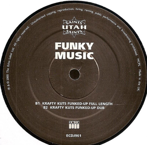 Utah Saints - Funky Music | Echo (ECDJ961) - 4 Utah Saints - Funky Music | Echo (ECDJ961) - 4