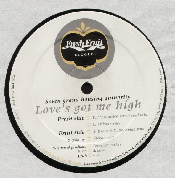 Seven Grand Housing Authority - Love's Got Me High | Fresh Fruit Records (Fruit 021) - main
