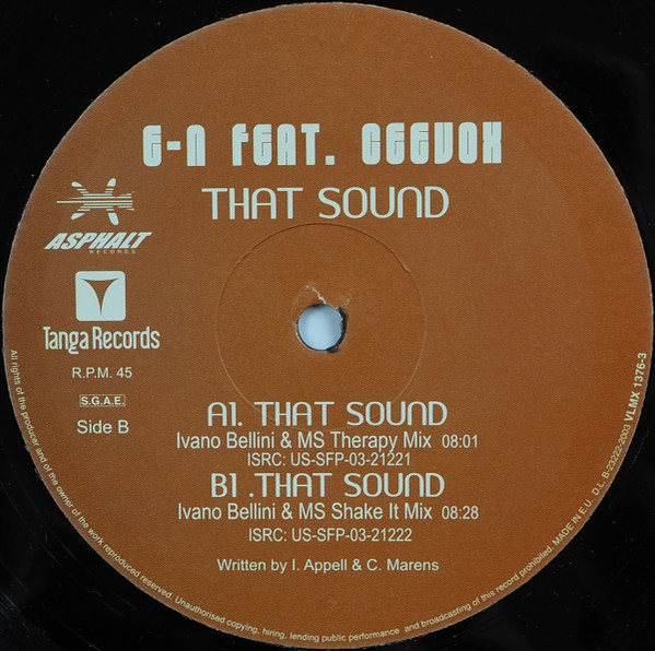 e-N - That Sound | Tanga Records (VLMX 1376-3) - 3 e-N - That Sound | Tanga Records (VLMX 1376-3) - 3