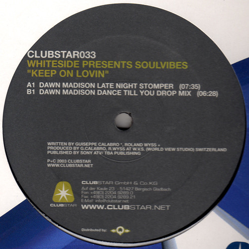 Soulvibes - Keep On Lovin | Clubstar (clubstar033) - main