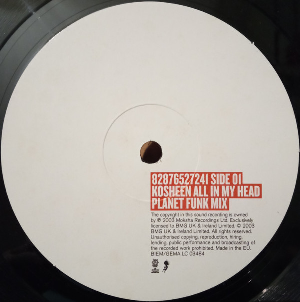 Kosheen - All In My Head | BMG (82876527241) - 3