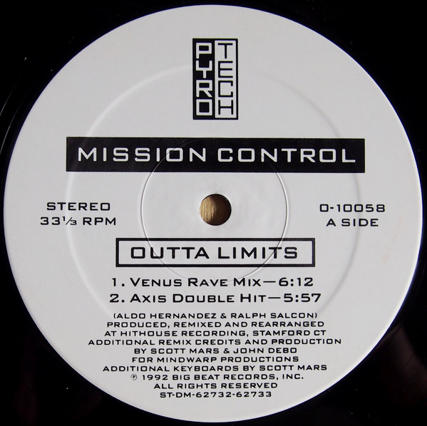 Mission Control - Outta Limits (Remixes) | Pyrotech Records (0-10058)