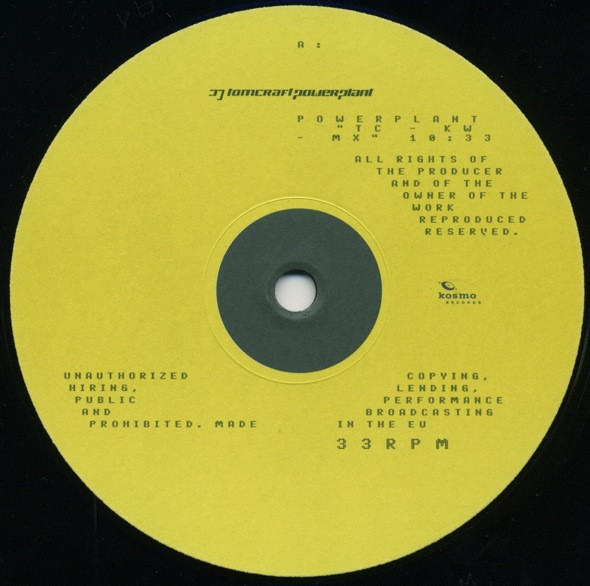 DJ Tomcraft - Powerplant | Kosmo Records (KOS 016) - 2