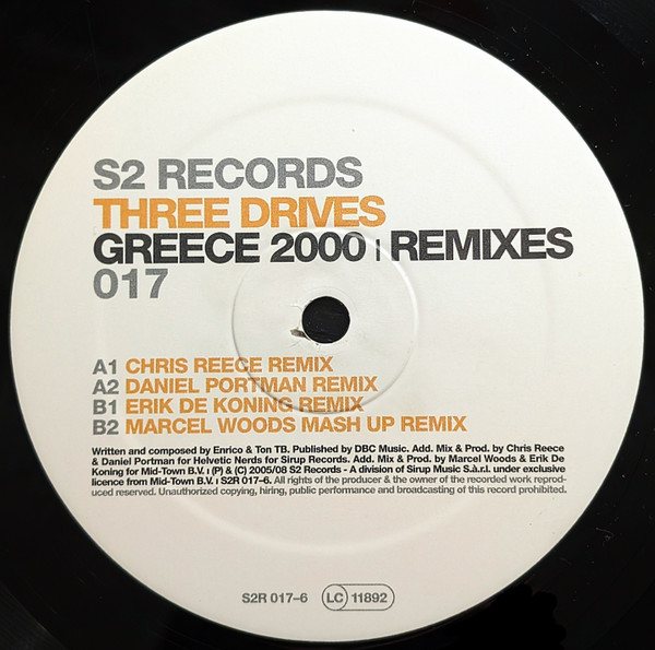 Three Drives - Greece 2000 Remixes | S2 Records (S2R 017-6) - 2 Three Drives - Greece 2000 Remixes | S2 Records (S2R 017-6) - 2