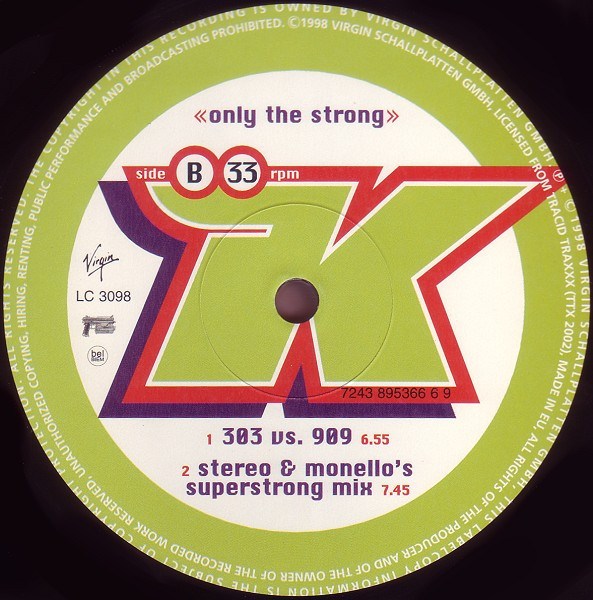 K - Only The Strong | Virgin (7243 8 95366 6 9) - 2
