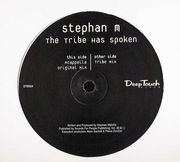 Stephan M. - The Tribe Has Spoken | Deep Touch Black (DTB024) - 2