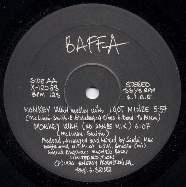 Baffa - Piano On / Monkey Wah | X-Energy Records (X-12083) - 2 Baffa - Piano On / Monkey Wah | X-Energy Records (X-12083) - 2