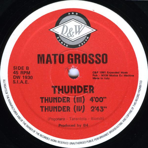 Mato Grosso - Thunder | Dance And Waves (DW 1930) - 4 Mato Grosso - Thunder | Dance And Waves (DW 1930) - 4
