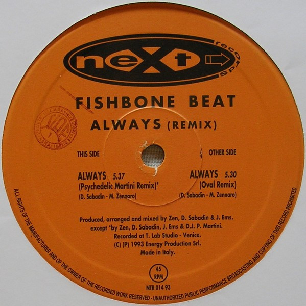 Fishbone Beat - Always (Remix) | Next Records (NTR 014 93) - 2 Fishbone Beat - Always (Remix) | Next Records (NTR 014 93) - 2