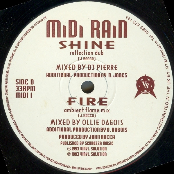 Midi Rain - Fire | Vinyl Solution (MIDI 1) - 6