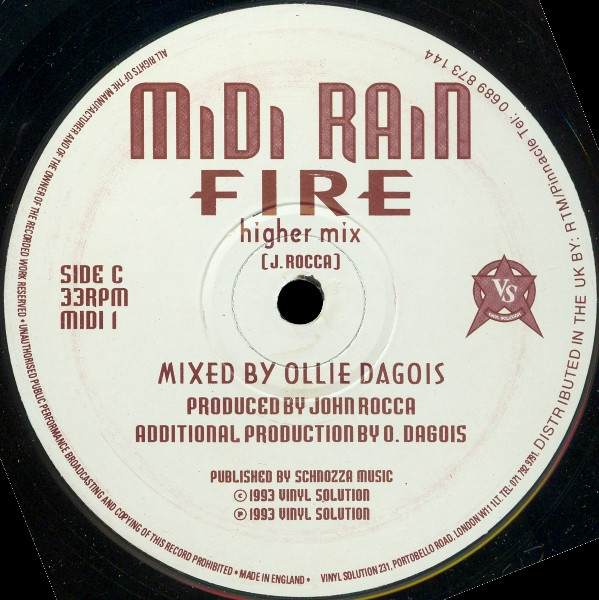Midi Rain - Fire | Vinyl Solution (MIDI 1) - 5