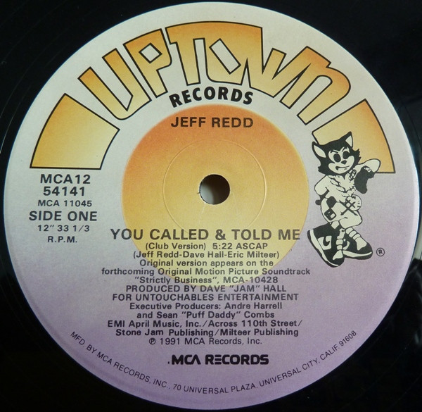 Jeff Redd - You Called & Told Me | Uptown Records (MCA12 54141) - 3 Jeff Redd - You Called & Told Me | Uptown Records (MCA12 54141) - 3