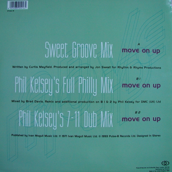 Sue Chaloner - Move On Up | Pulse-8 Records (12 LOSE 41) - 2