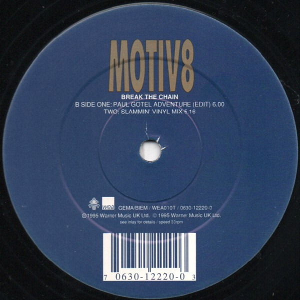 Motiv 8 - Break The Chain | WEA (WEA 010 T) - 4