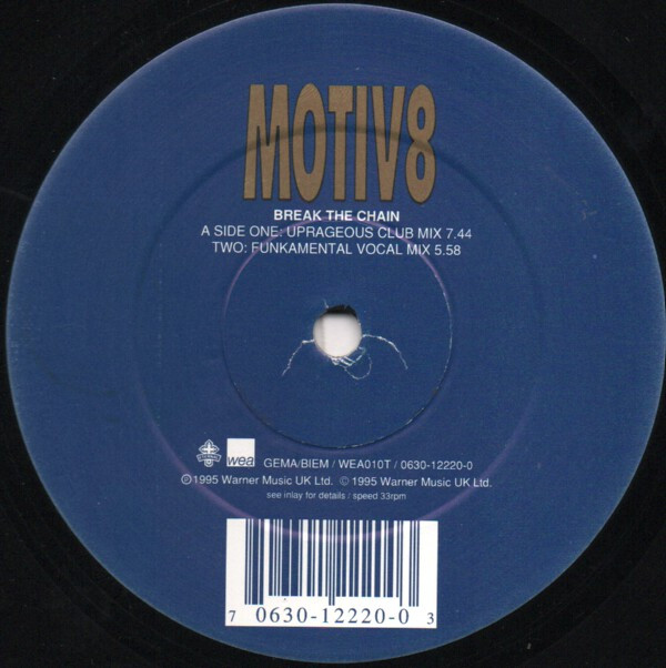 Motiv 8 - Break The Chain | WEA (WEA 010 T) - 3