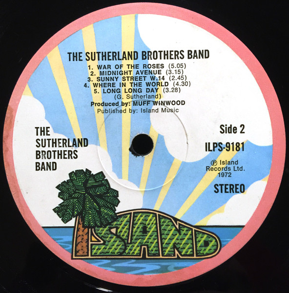 The Sutherland Bros. Band - The Sutherland Brothers Band | Island Records (ILPS 9181) - 4