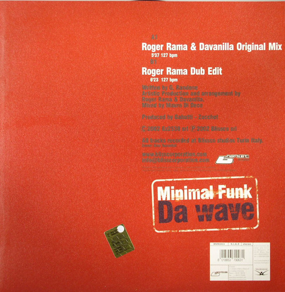 Minimal Funk - Da Wave | B-Market (BMK003) - 2 Minimal Funk - Da Wave | B-Market (BMK003) - 2