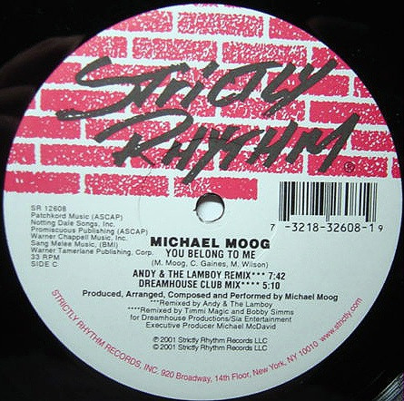 Michael Moog - You Belong To Me | Strictly Rhythm (SR 12608) - 2 Michael Moog - You Belong To Me | Strictly Rhythm (SR 12608) - 2