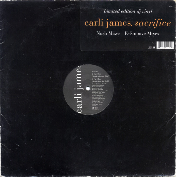 Carli James - Sacrifice | A&M Records (581 117-1) - main Carli James - Sacrifice | A&M Records (581 117-1) - main